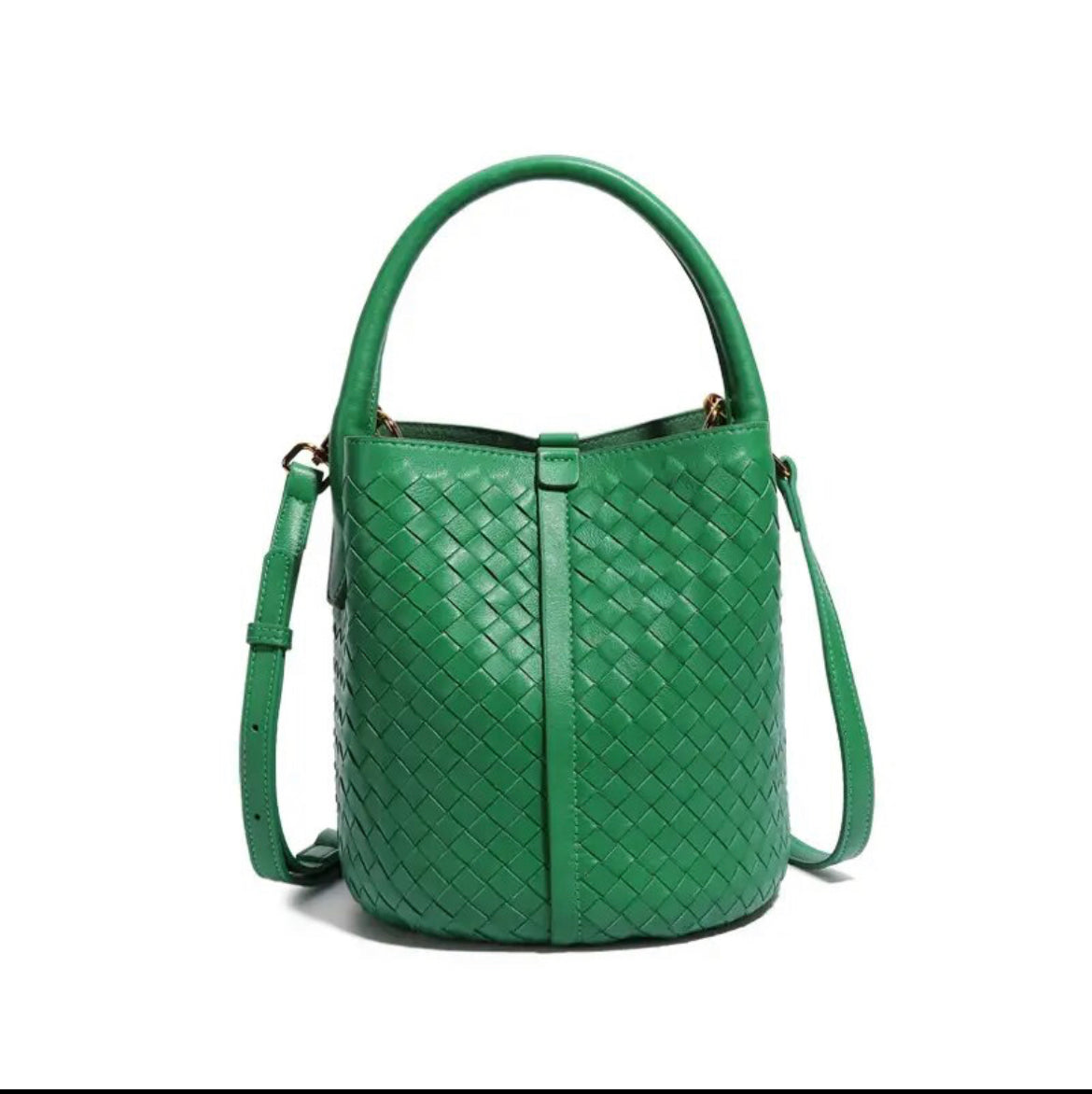 Genuine Leather bag, Hand woven Bag, Vintage Style Leather bag, gift for her, Bucket Bag Women
