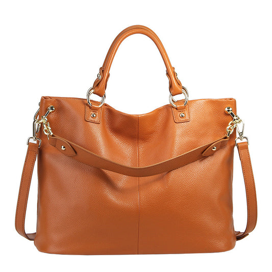 Genuine Leather Shoulder Crossbody Bag for Work Travel