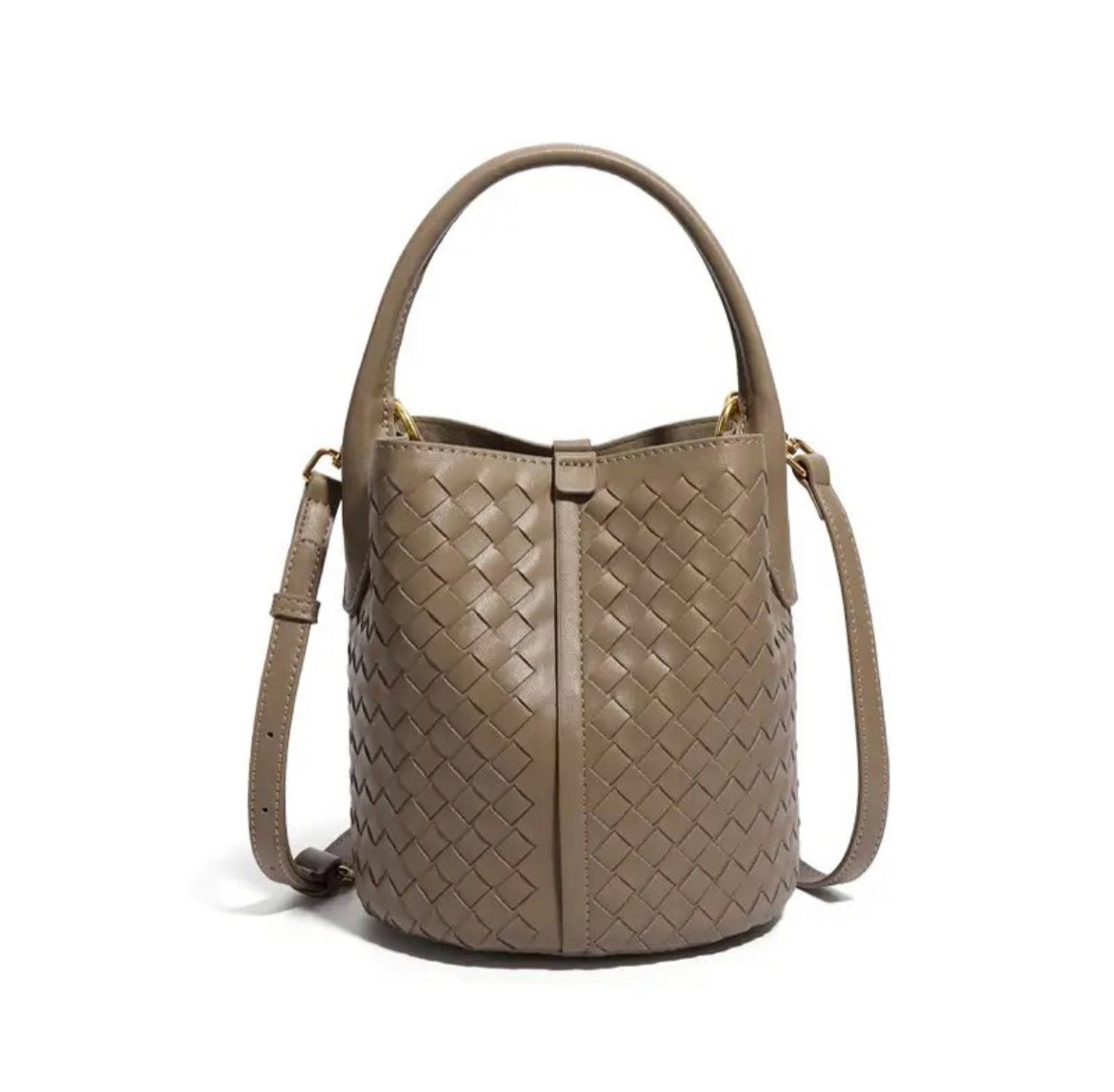 Genuine Leather bag, Hand woven Bag, Vintage Style Leather bag, gift for her, Bucket Bag Women