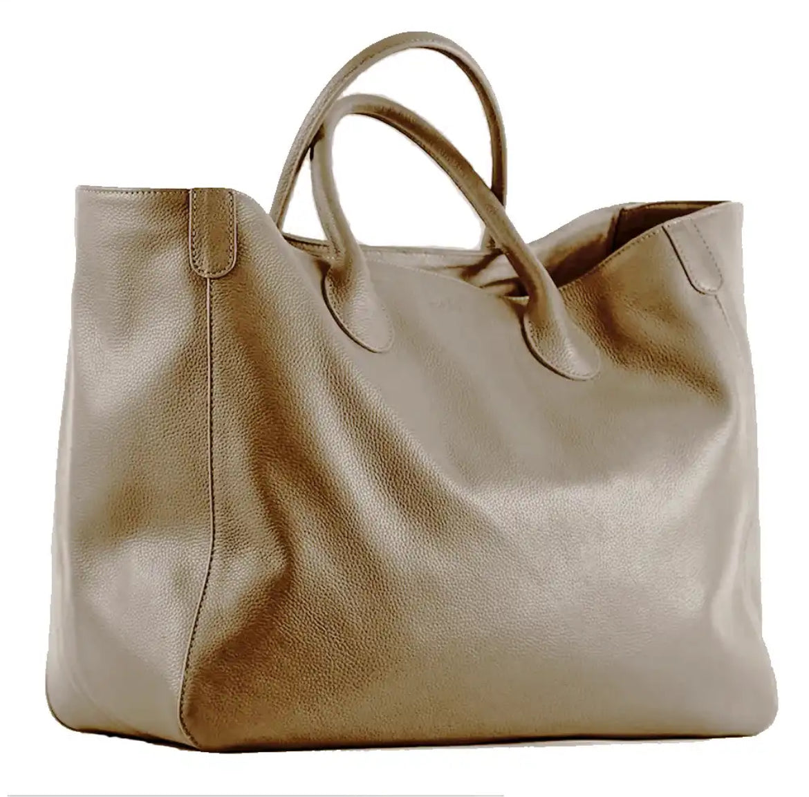 Oversized Tote Bag, Real Leather Bag