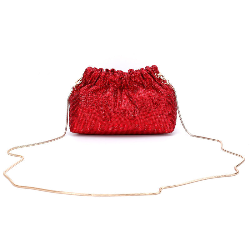 Full Diamond Evening Wear Drawstring Bag