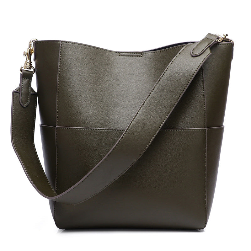 Bucket bag big bag shoulder messenger bag