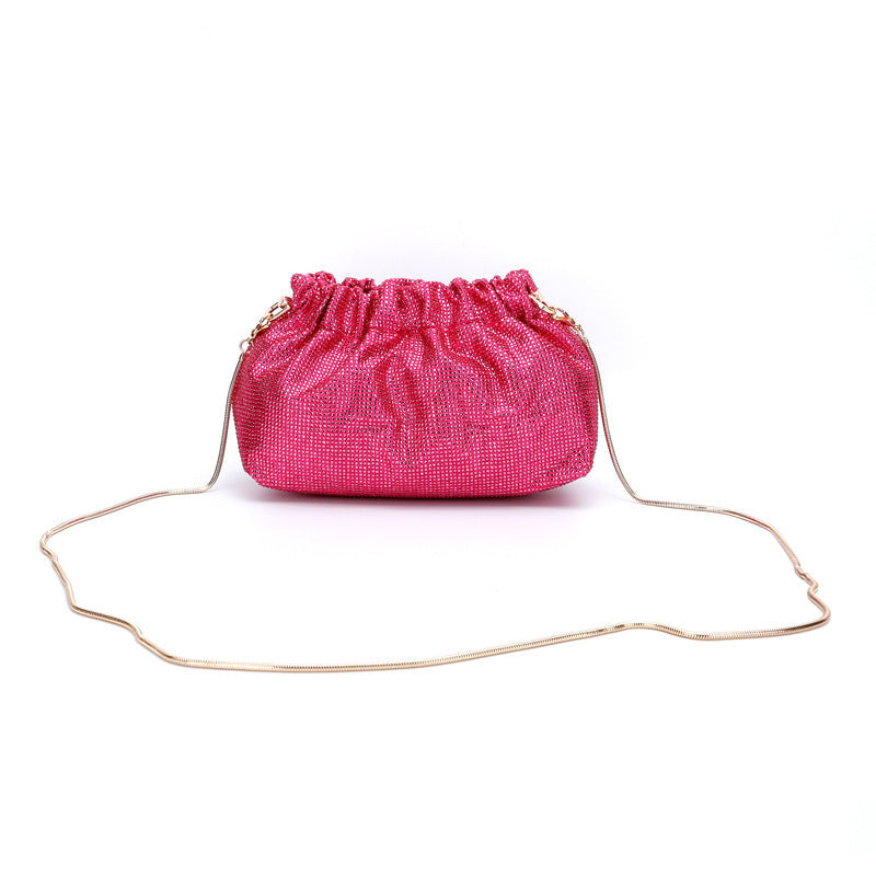 Full Diamond Evening Wear Drawstring Bag