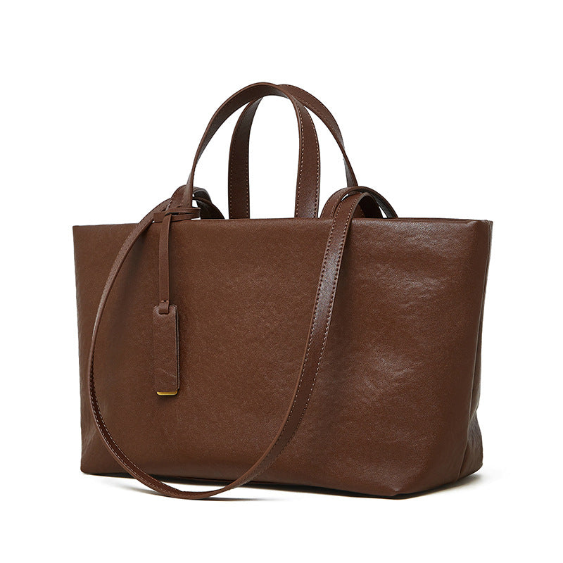 Genuine Leather Women's Bag Underarm One Shoulder Retro
