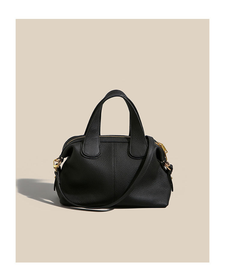 Women's handbag, genuine leather handbag, top layer cowhide crossbody bag, large-capacity single-shoulder bag, high-end Lion Ridge bag