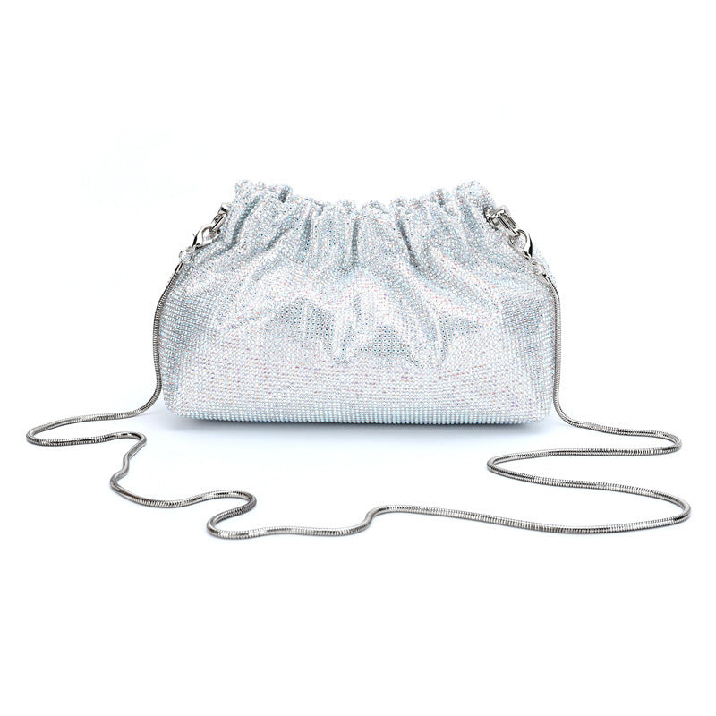 Full Diamond Evening Wear Drawstring Bag