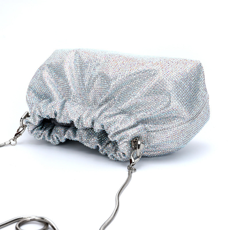 Full Diamond Evening Wear Drawstring Bag