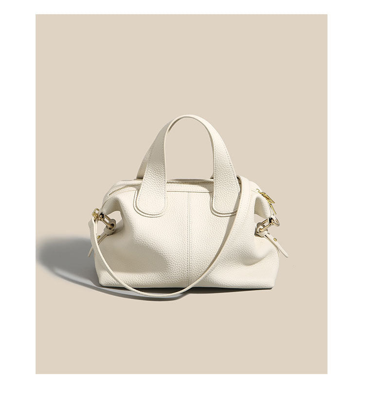 Women's handbag, genuine leather handbag, top layer cowhide crossbody bag, large-capacity single-shoulder bag, high-end Lion Ridge bag