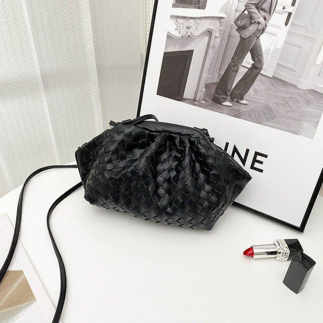 Woven Clutch Bag - HauteMadeStudio