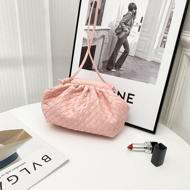 Woven Clutch Bag - HauteMadeStudio