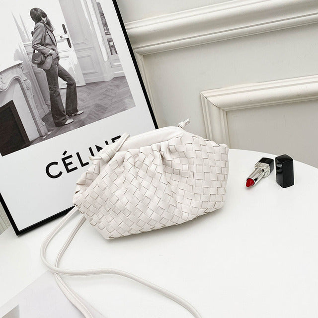 Woven Clutch Bag - HauteMadeStudio