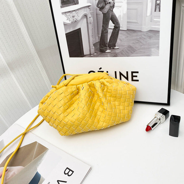 Woven Clutch Bag - HauteMadeStudio
